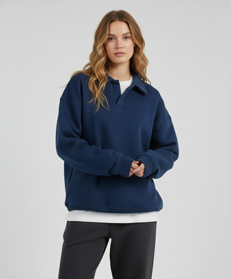 "Old Money" Polo in Navy